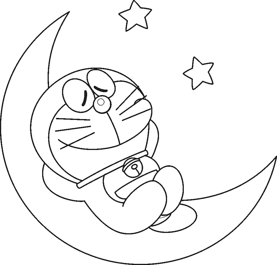 Doraemon 15 Durmiendo en la Luna