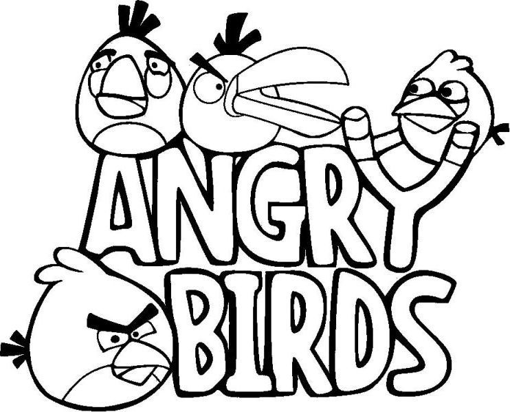 angry birds para colorear 8