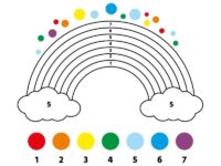 arcoiris para colorear 9