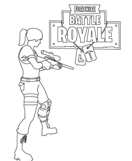 fortnite para colorear 8