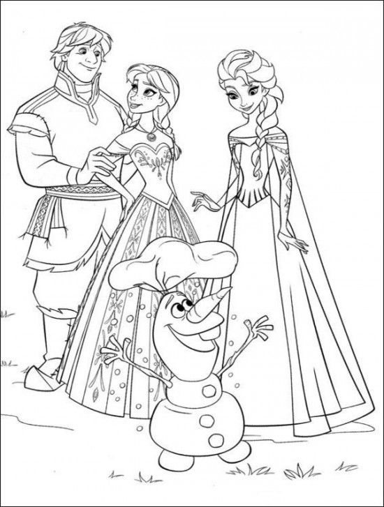 Dibujos de Frozen 2 para Colorear