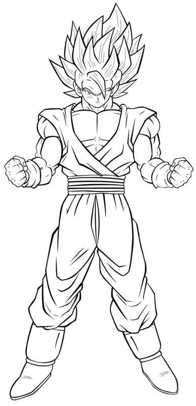  ▷ Dibujos de Goku para colorear - Colorear24.com