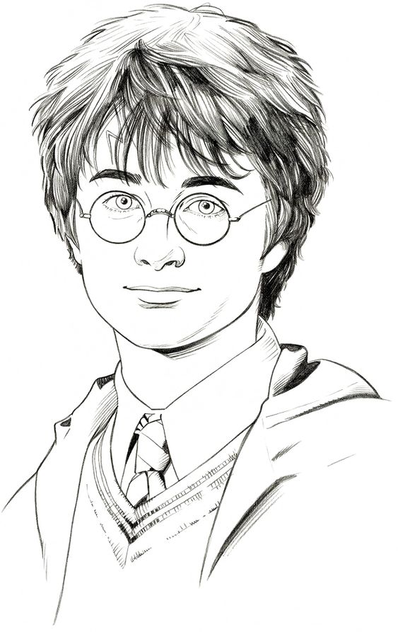 ▷ Dibujos de Harry Potter para colorear 